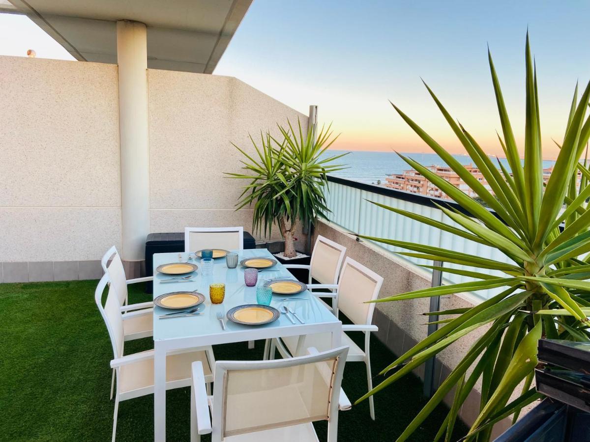 Appartamento Patacona Premium Penthouse Sea Views & Barbecue Valenza Esterno foto