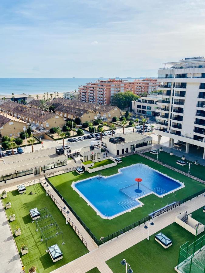 Appartamento Patacona Premium Penthouse Sea Views & Barbecue Valenza Esterno foto